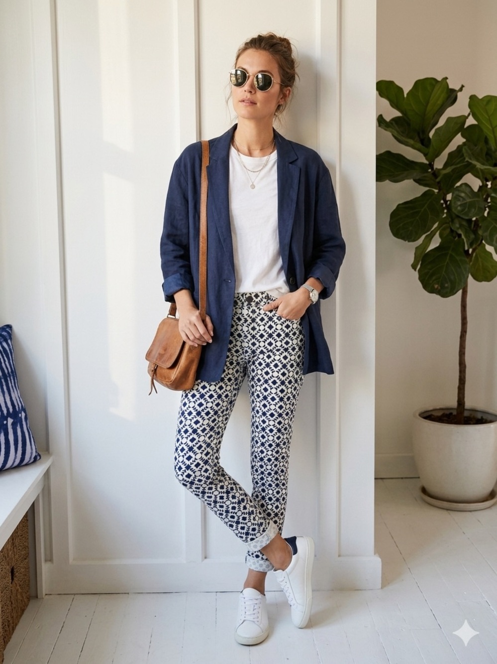 J.Crew | Toothpick Geometric Patterned Jeabs